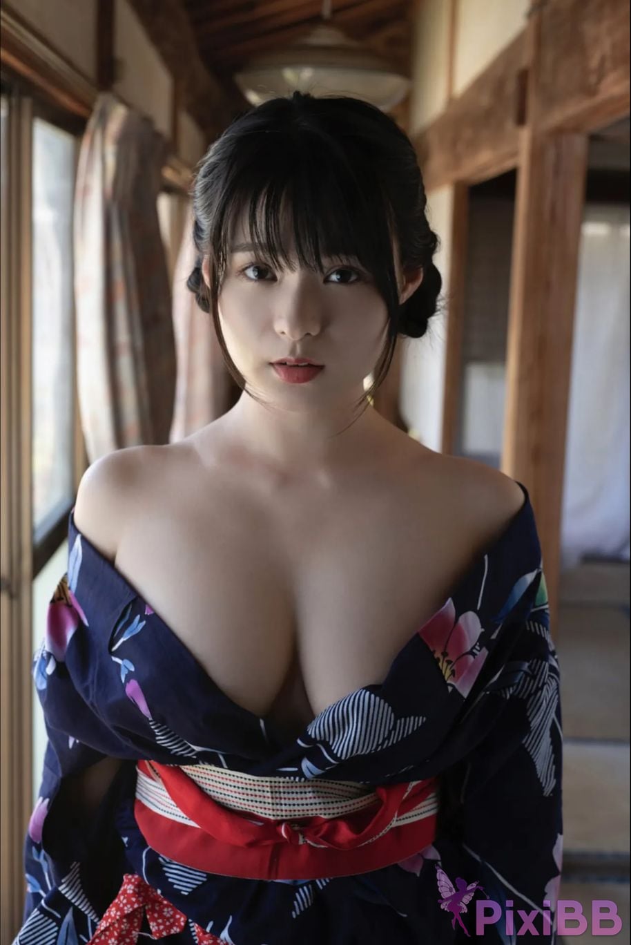Japanese Idol Mizuki Hoshina FRIDAY digital photo book Take off your yukata PixiBB (12)